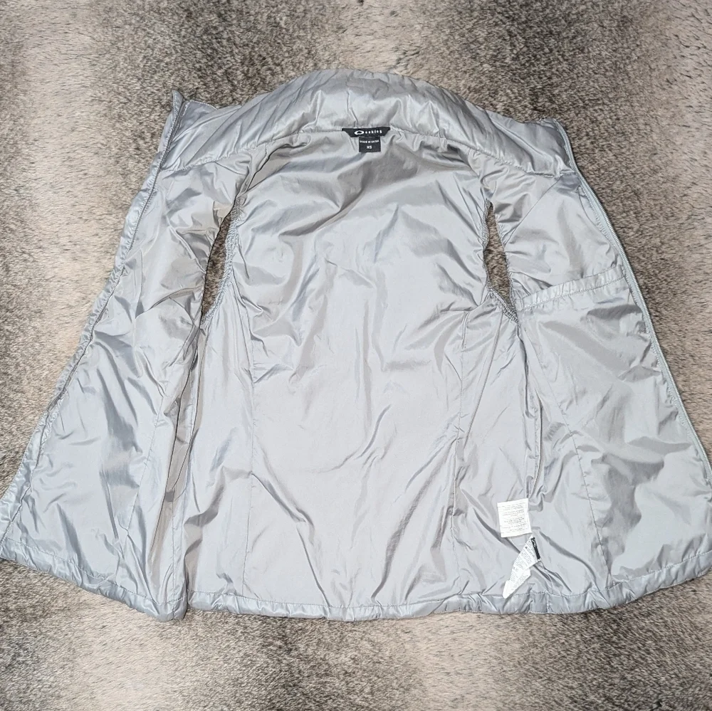 Oakley Puffer Vest Silver Grey Women's XS